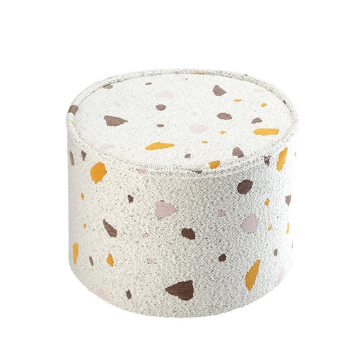 Pouf im Terrazzo Design