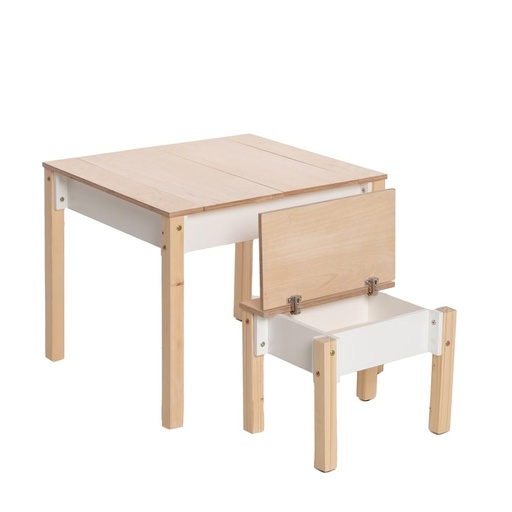 Sitzset Smart Tisch und Hocker mit Stauraum