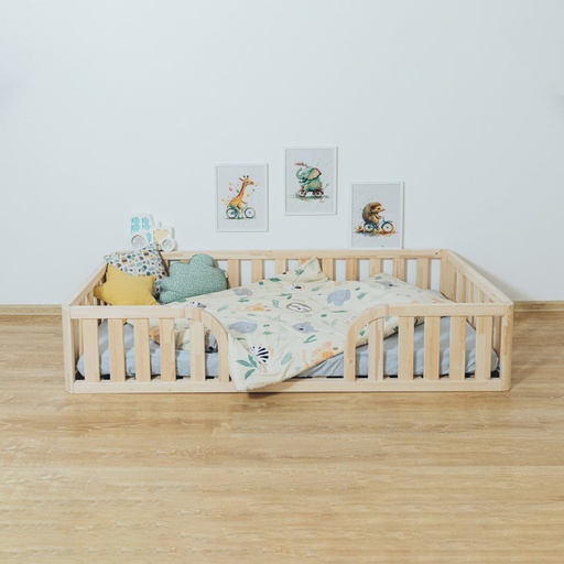 Bodenbett Oko mit mittigen Einstieg & doppeltem Rausfallschutz