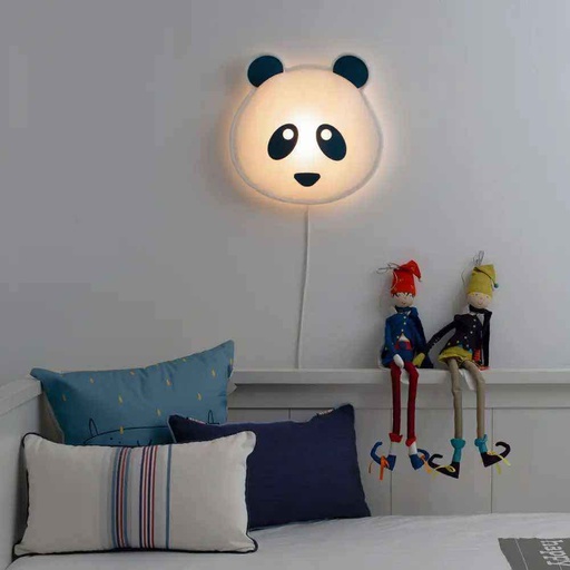 [KDS100266] Kinderzimmer Wandlampe Panda