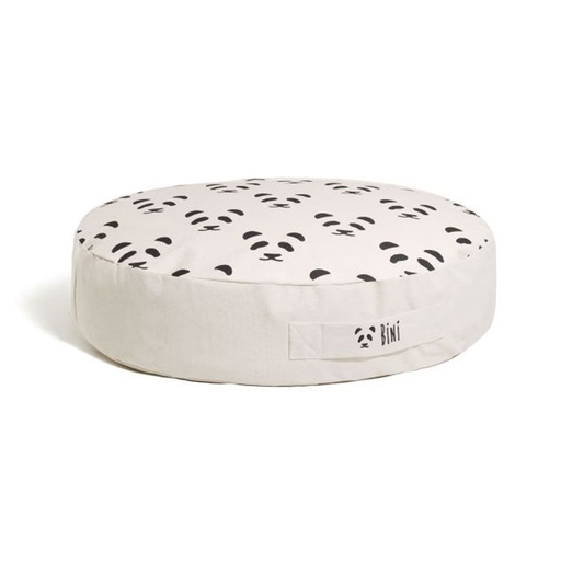 [KDS100524] Sitzsack Pouf Panda schwarz